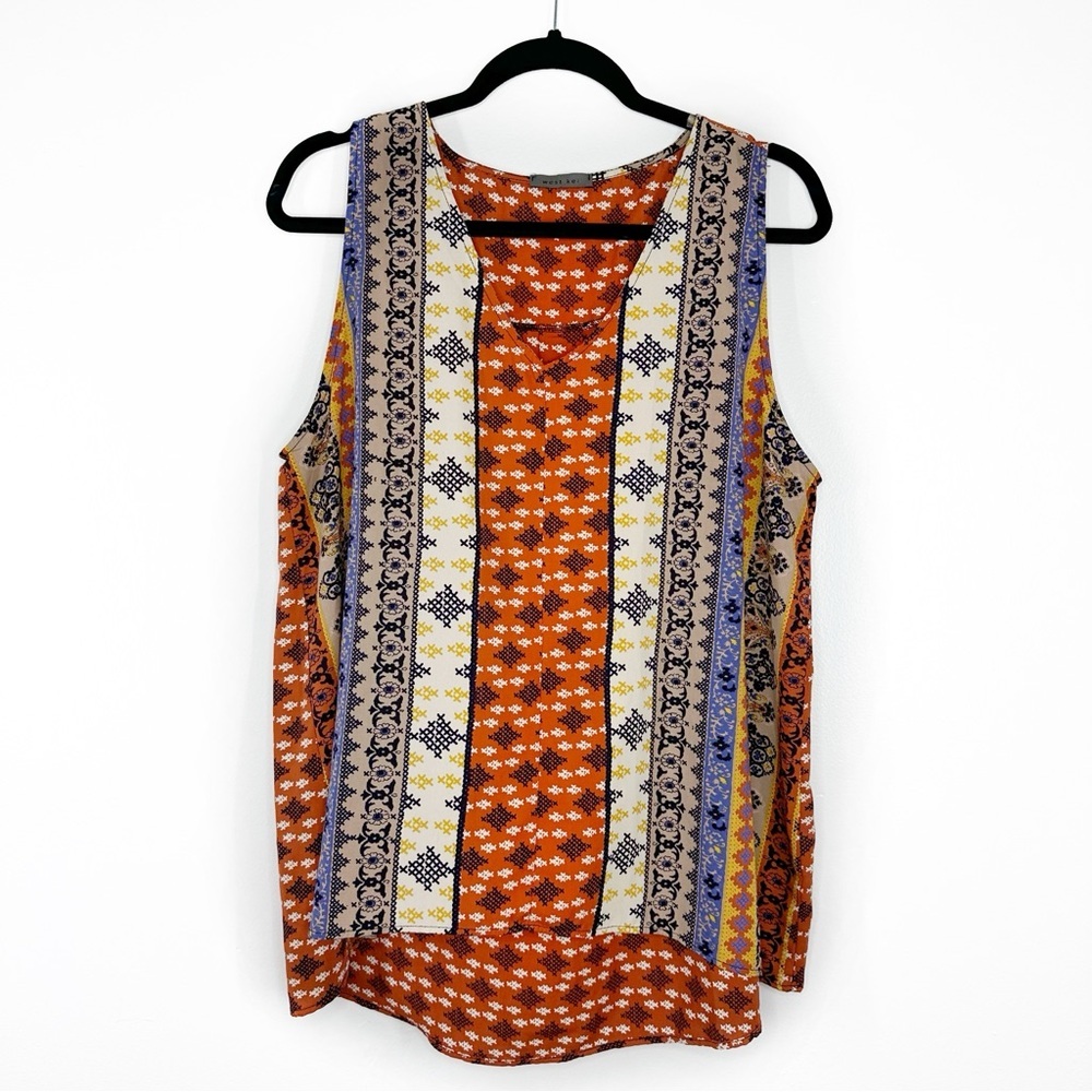 West Kei boho hi lo tank blouse
